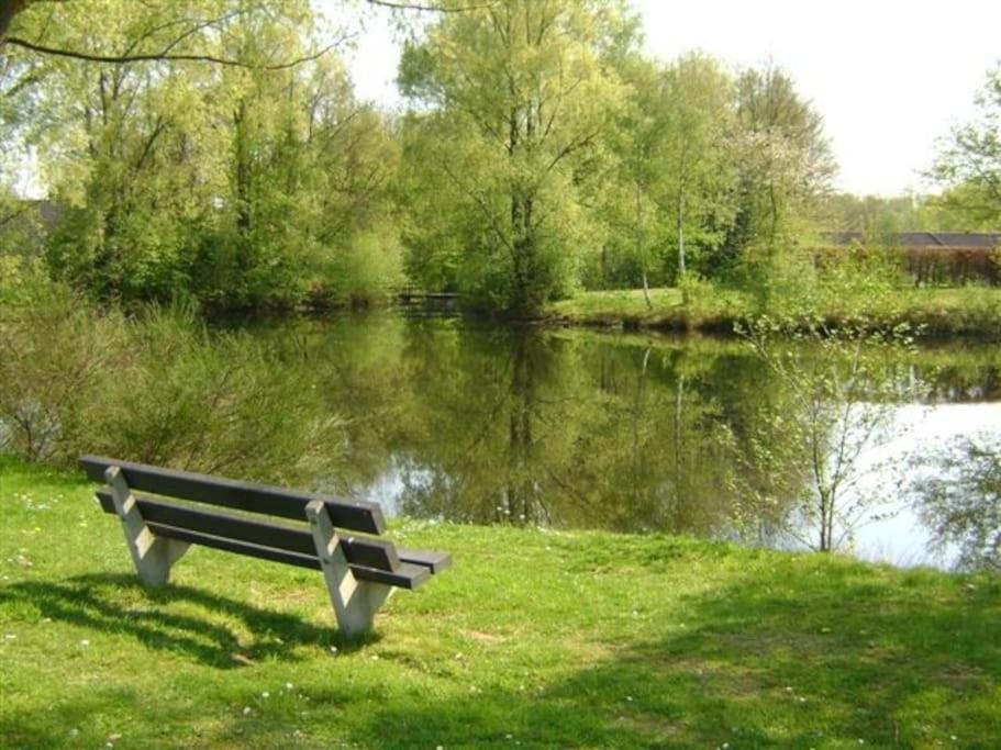 Vrijstaande Recreatievilla Met Ruime Omheinde Tuin Posterholt Exterior photo